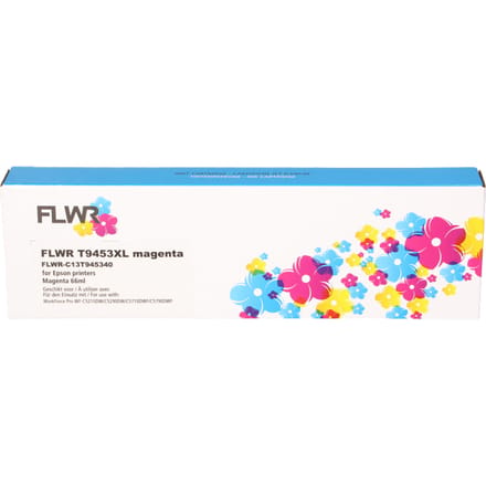 FLWR - Inktcartridge / T9453XL / Magenta - Geschikt voor Epson