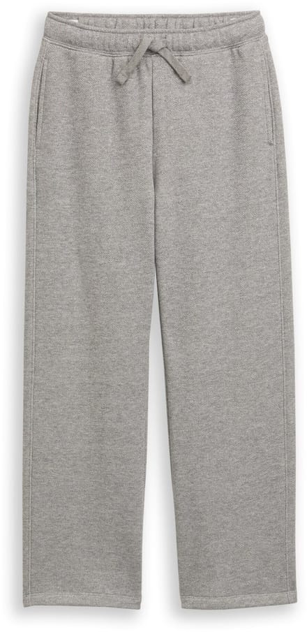 Tom Tailor - Wijde broek met glitterlook - Maat 176 - grey melange with glitter