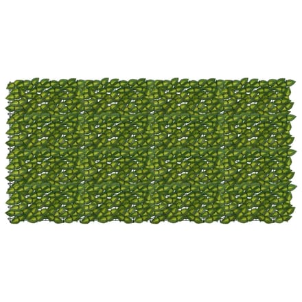 vidaXL - Balkonscherm - met - bladeren - Groen - en - Geel - 200 - x - 100 - cm