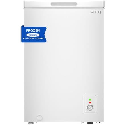 CHiQ FCF98DE - Vrieskist - 99 Liter - 39dB - Energielabel E - Wit - 12 jaar garantie op de compressor