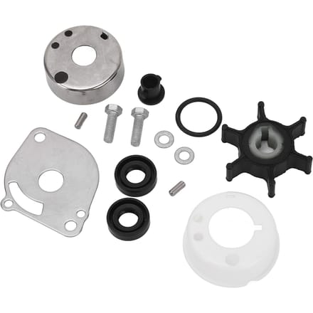 Kit de réparation de turbine de pompe à eau 14 pièces Haute performance Efficace 6A1 W0078 02 pour 2 CV 2 TEMPS