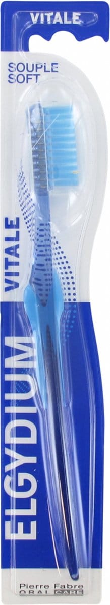Elgydium Vitale Zachte Tandenborstel (Kleur : Blauw)