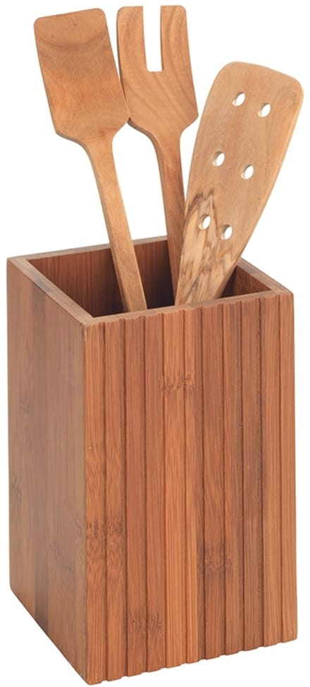 Wenko Bamboe keukengereihouder - 11 x 11 x 18 cm