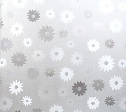 Raamfolie statisch-anti inkijk- bloemen 45cm x 2 meter