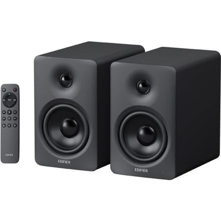 Edifier M90 Compacte Boekenplankluidsprekers, 100W RMS Desktopluidsprekers, Hi-Res Audio, LDAC, Bluetooth 6.0, SUB OUT Aangedreven Luidspreker