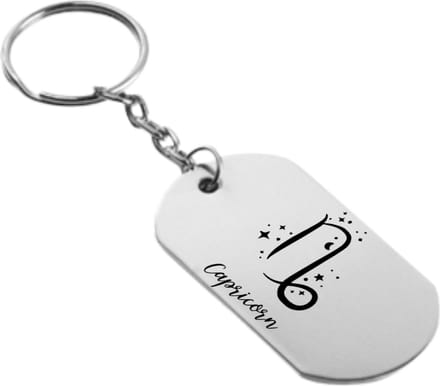 Akyol - capricorn sleutelhanger - Sterrenbeeld - mensen die een steenbok zijn - cadeau - 54 x 29mm