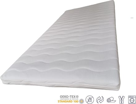 Topdekmatras - Topper - Nasa Traagschuim - Op Maat - 135x210 - 8 cm