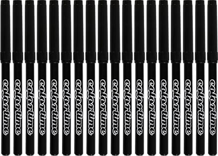 Colortime Stiften Lijndikte 2 Mm Zwart 18 Stuks