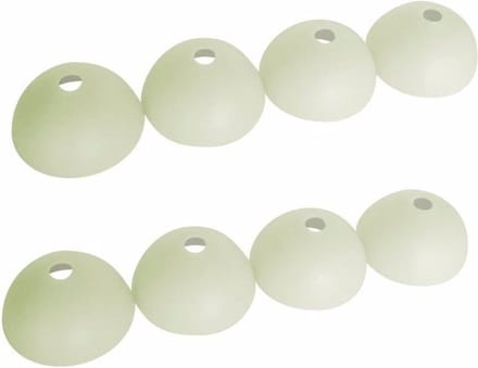 ProPlus Tentharingbeschermers - 8x stuks - glow in the dark - tentharing beschermkapjes