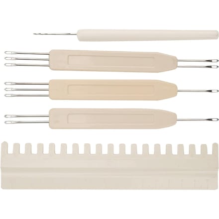 Overdrachtstool Naaldduwer Haaknaald Naaihulpmiddelen voor Breimachine KH581 KH811 KH821 wit