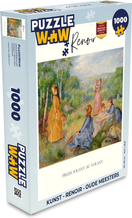 Puzzel Kunst - Renoir - Oude meesters - Legpuzzel - Puzzel 1000 stukjes volwassenen