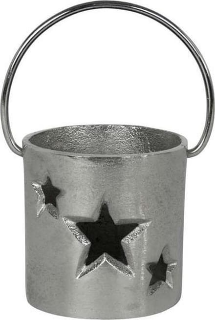 Mars & More Ster Recht - Windlicht - 10 cm - Aluminium
