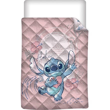 Disney Lilo & Stitch Sprei, Stitch en Angel - 140 x 200 cm - Polyester