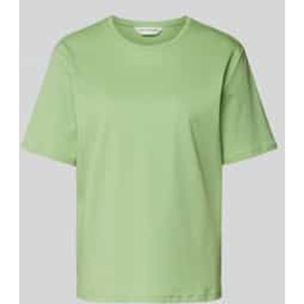 T-shirt met labelprint, model 'Melea'