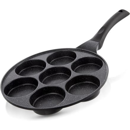 Granieten eierpan 7 gaten GRANDE 27 cm