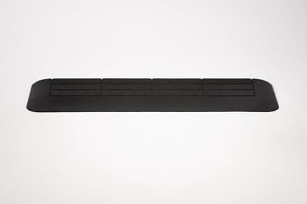Rubber drempelhulp 2,5 cm met schuine zijvlakken