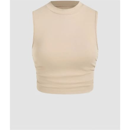 Effen Blouse met Rimpeldetail