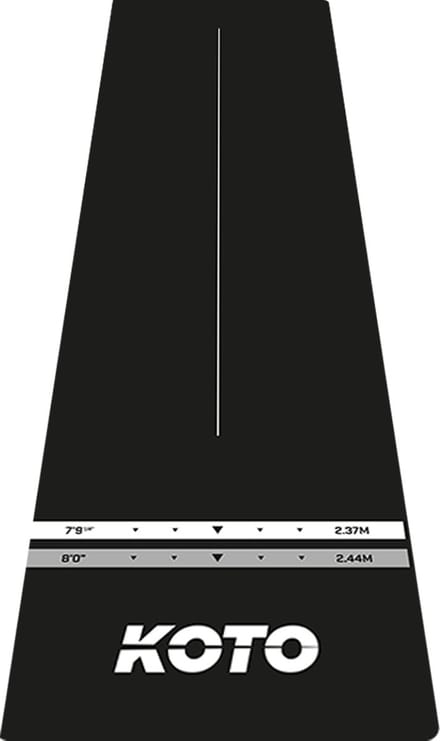 KOTO - Carpet Dartmat - Zwart - 285 x 80 cm - Dartbescherming