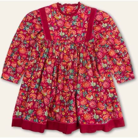 Oilily Davidia Jurk- maat152/12yr Persian Rood