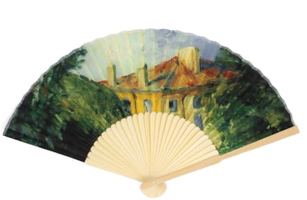 Lanzfeld - Waaier - Handwaaier - Bamboe - Paul Cézanne - Maison du Jas de Bouffan
