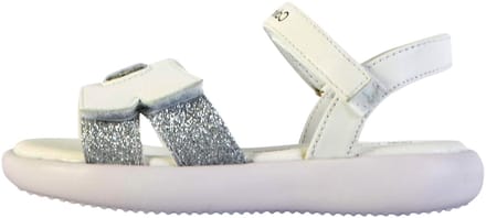 Kindersandalen met klittenband, jeanslook, V3A2-8050