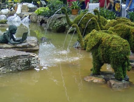 Olifant met waterslang - Frame