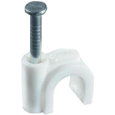 Trytyt FLOP O Serie - Kabelclip met Spijker - 5 mm - 100 stuks - Polypropyleen en Staal