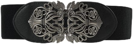 Dailygoods - Elastische Riem Voor Dames, Brede Rekbare Riem Met Retro Taille