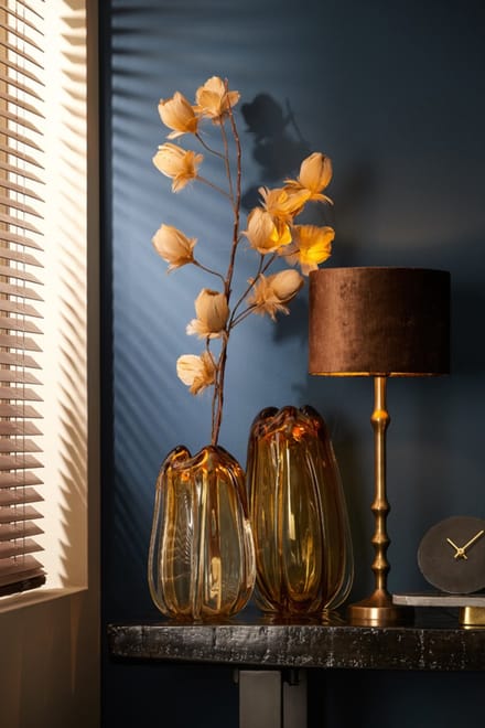 Light & Living Tafellamp Semut 43cm - Antiek Brons (excl. kap)