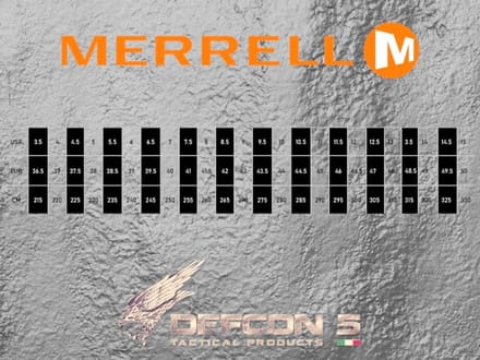 Merrell wandelschoen Fullbench Tactical "8 Side zip WP - Zwart