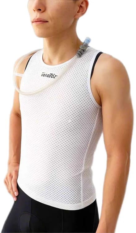 Velotoze Hydrovest + Hydrapack 2l Mouwloos Basislaag Wit M Man