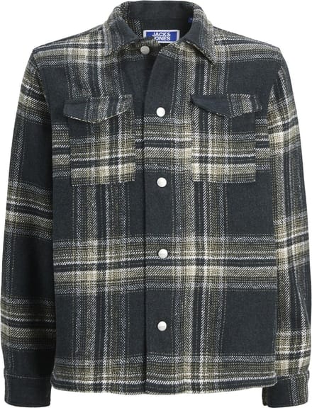 JACK & JONES JORVESTERBRO CHECK OVERSHIRT LS JNR Jongens Overhemd - Maat 176