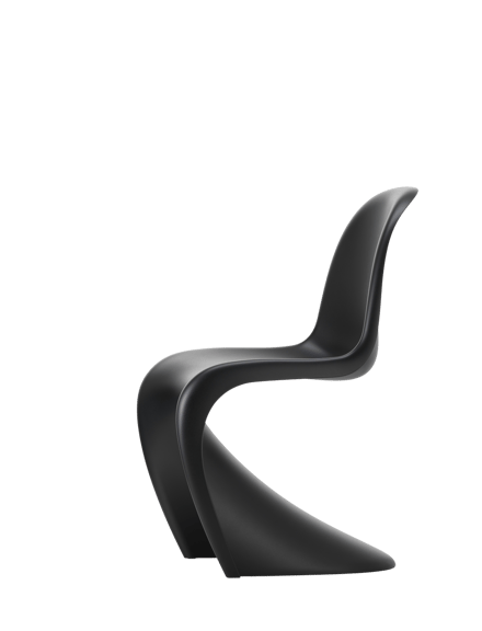 Vitra Panton Chair (nieuwe hoogte) - diepzwart