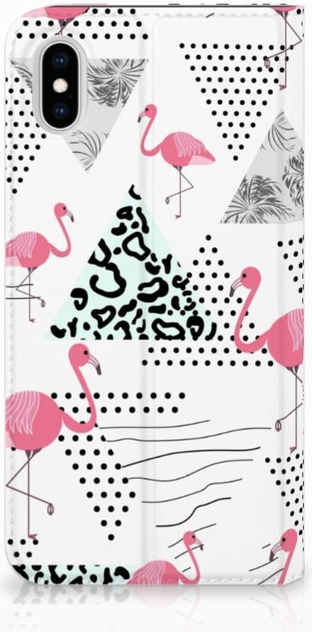 Apple iPhone Xs Max Hoesje maken Flamingo Triangle
