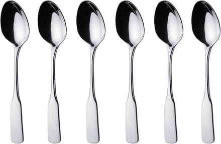 Koffielepels Set van 6 - Roestvrij Staal 18/10 - Tijdloos Design