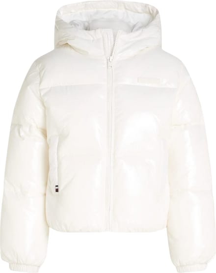 Tommy Hilfiger New York Glossy Puffer Girls - Wit - 16 jaar