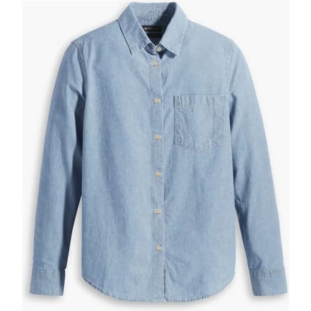 Dockers Original Overhemd Met Lange Mouwen Blauw S Vrouw