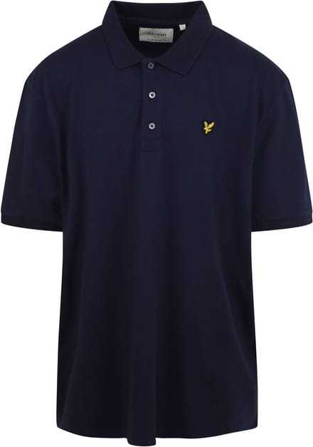 Lyle and Scott Plussize Polo Donkerblauw (navy) - Maat 3XL - Heren