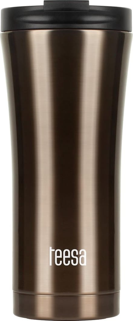 Teesa TSA0008 - Roestvrijstalen thermobeker, 500 ml, bruin