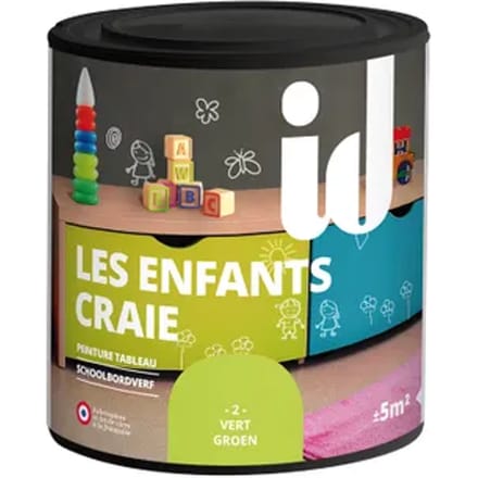 Id Schoolbordverf Les Enfants Craie Groen