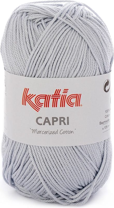 Katia Capri - 82157 parelgrijs - Katoen Garen