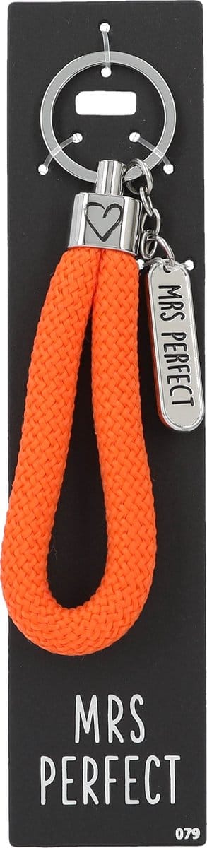 Depesche - Sleutelhanger "Do not forget me!" - motief 079 met de tekst "Mrs Perfect"
