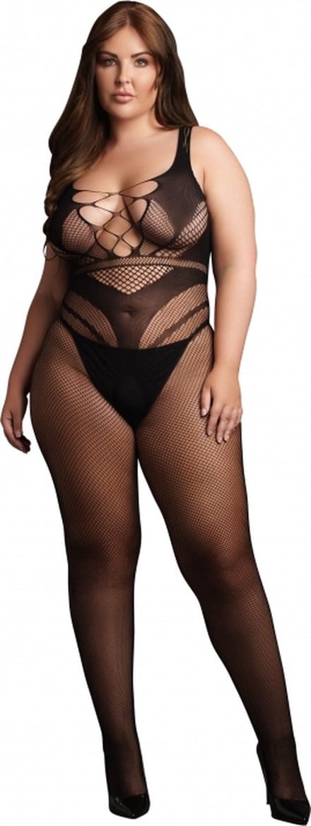 Bodystocking met Accentuated Lines - OSX - Zwart