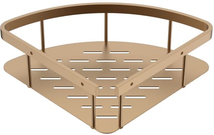 Aloni Uniforma doucherek – hoekmodel – 22x7x22 cm – bruin brons (PVD)