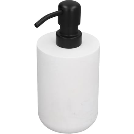 Distributeur de Savon Bec en Acier Inoxydable Pression Bouteille Distributrice de Lotion pour Salle de Bain Cuisine white