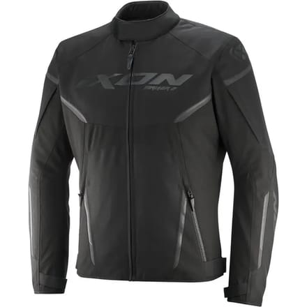 Ixon Striker 2 Zwart Waterdichte Textiele Motorjas - Jas