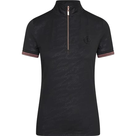 Technisch paardrijshirt IRH Star Kiss Zwart maat 140
