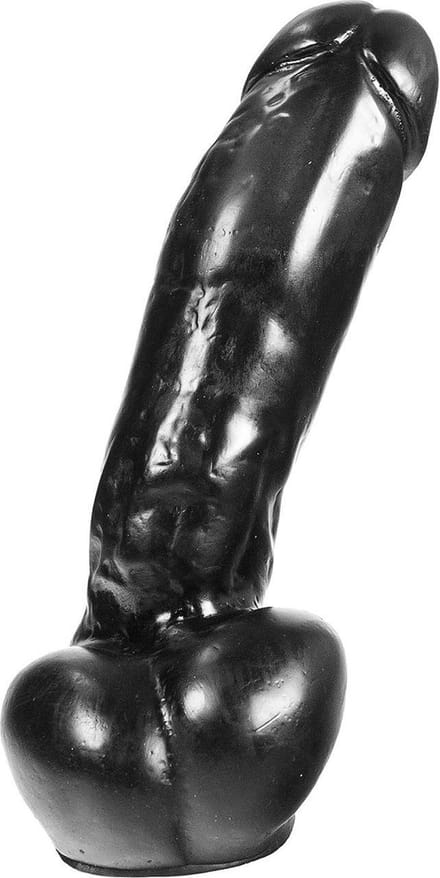Dark Crystal Dildo 23,5 x 6,5 cm - zwart