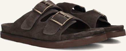 STEFANO LAURAN 26005 Slippers - Heren - Bruin - Maat 44