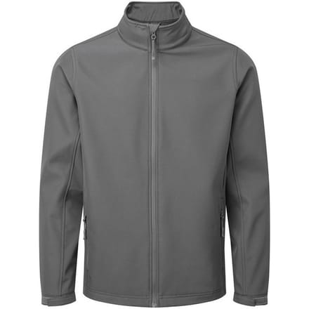 Premier Heren Windchecker Soft Shell Jas (Donkergrijs)